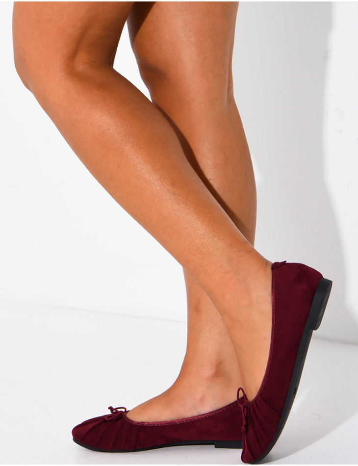 Bow-Tie Ballet Flats