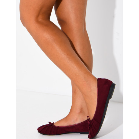 Bow-Tie Ballet Flats