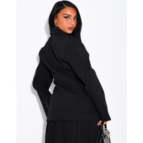 Premium-Blazer mit tailliertem Schnitt