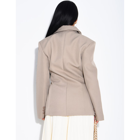 Premium blazer with a fitted waist