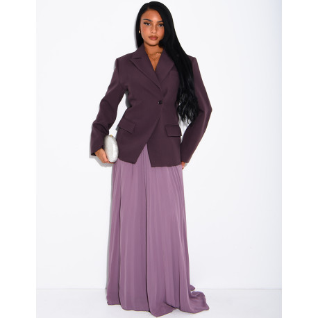 Premium blazer with a fitted waist