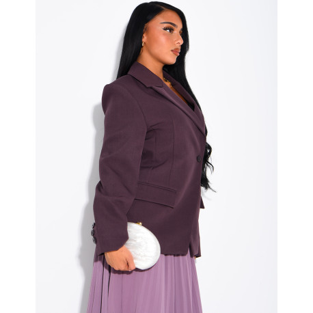 Premium blazer with a fitted waist