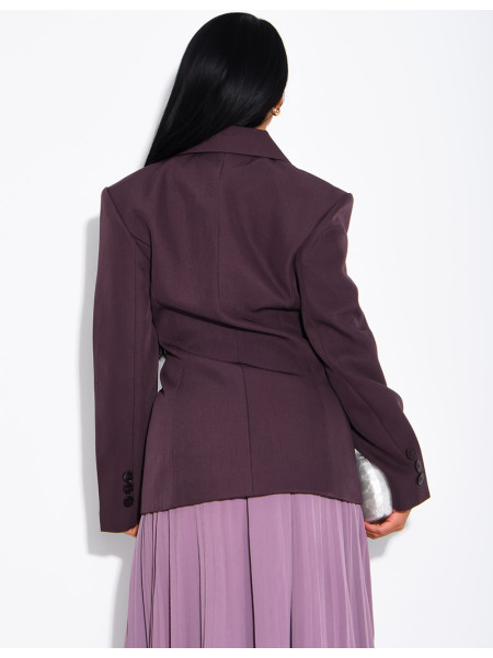 Premium blazer with a fitted waist