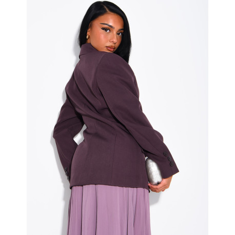 Premium blazer with a fitted waist