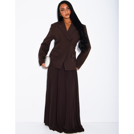 Blazer premium cintré à la taille