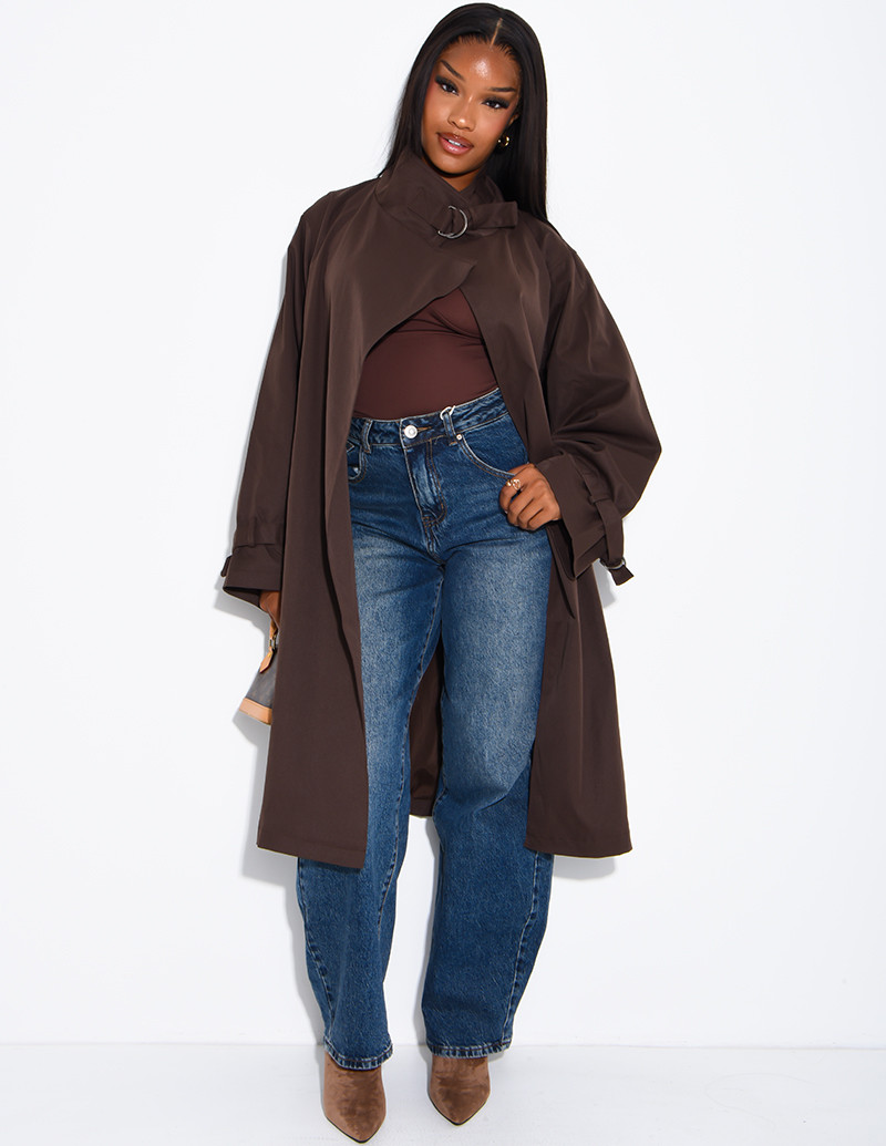 Trench long et oversize col...
