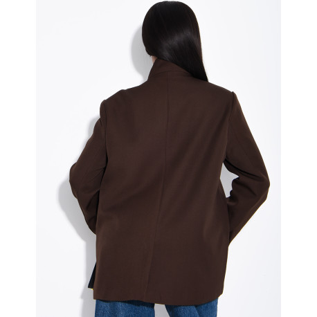 Asian-Style Tie-Front Blazer
