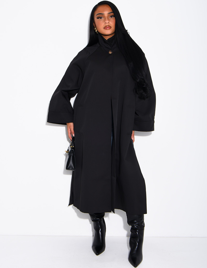 Oversize-Trenchcoat mit...