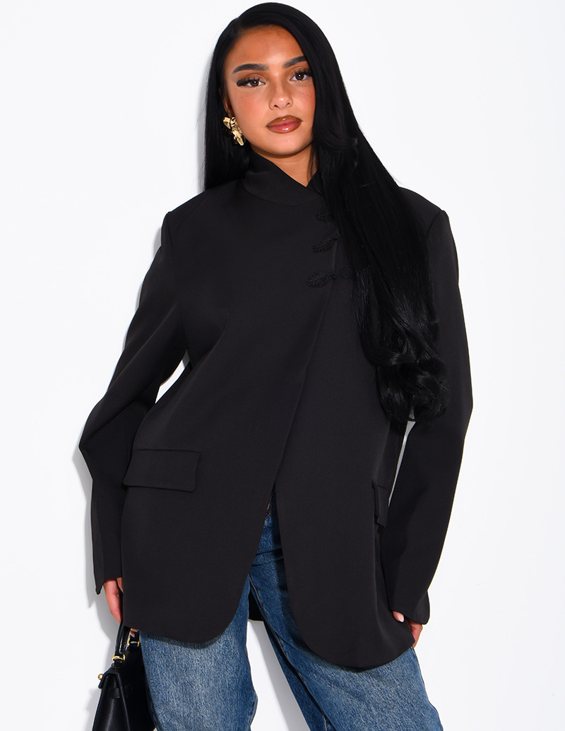 Blazer mit asiatischen...