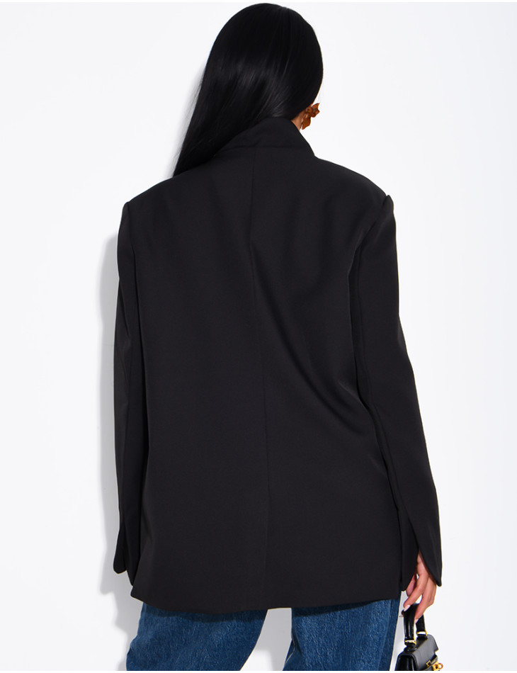 Blazer mit asiatischen Verschlüssen