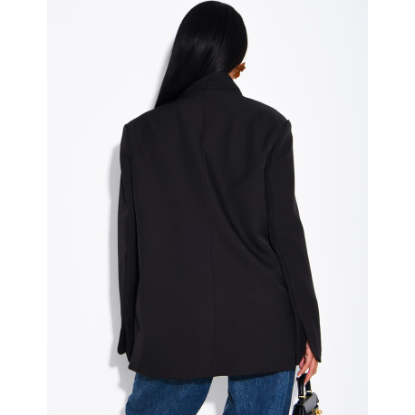 Blazer mit asiatischen Verschlüssen