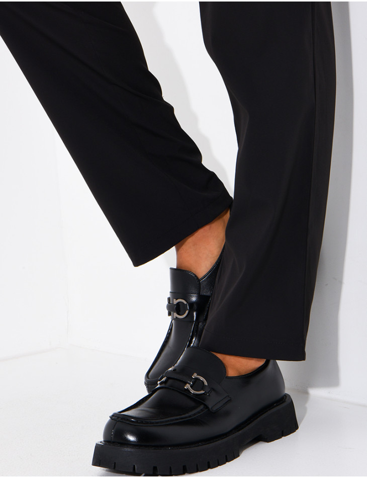 Mocassins en cuir