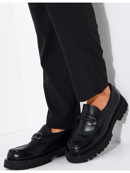 Mocassins en cuir