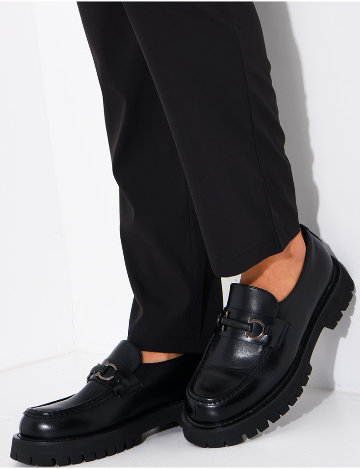 Mocassins en cuir