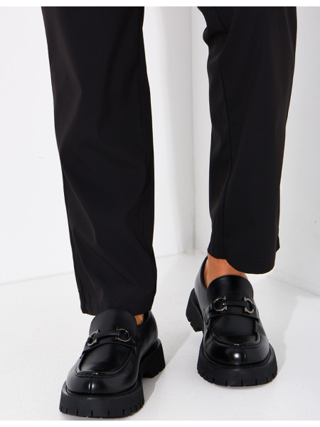 Mocassins en cuir