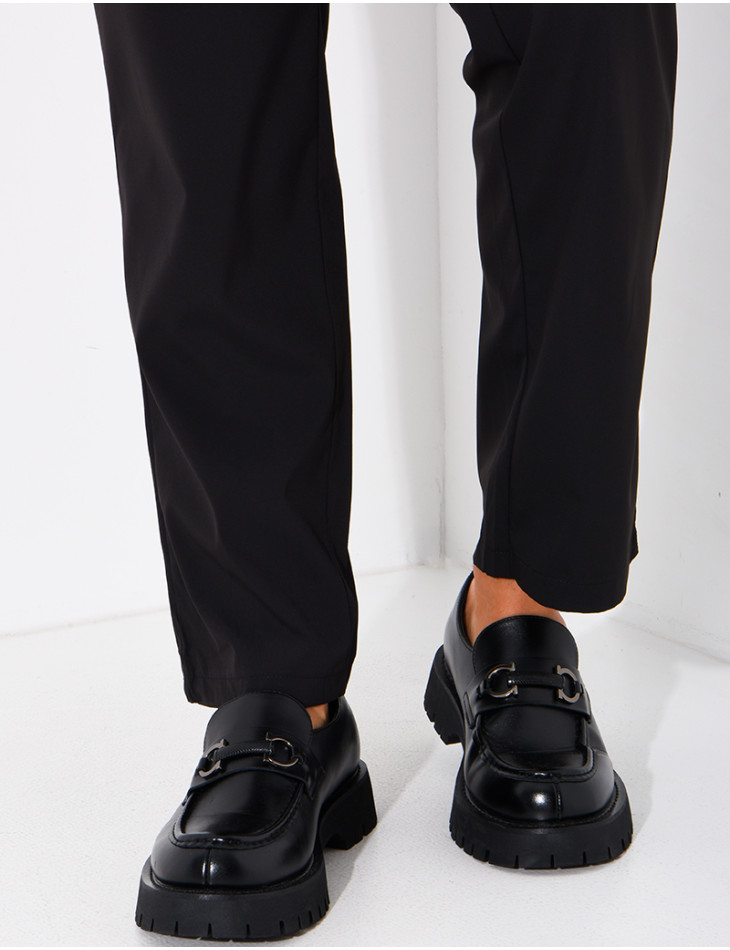 Mocassins en cuir