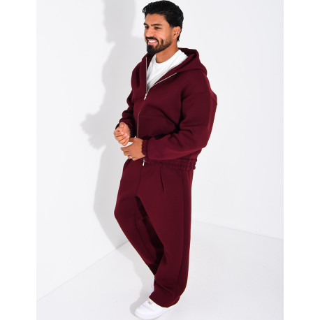Set aus Hose und Kapuzenjacke