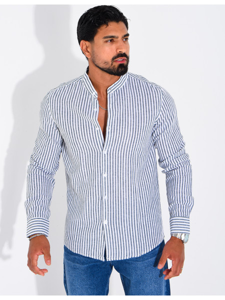 Striped linen shirt