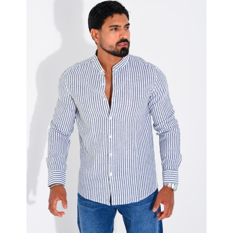 Striped linen shirt