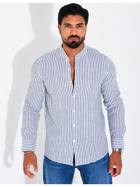 Striped linen shirt
