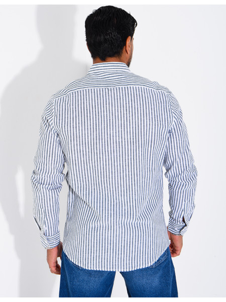 Striped linen shirt