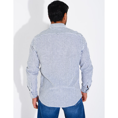 Striped linen shirt