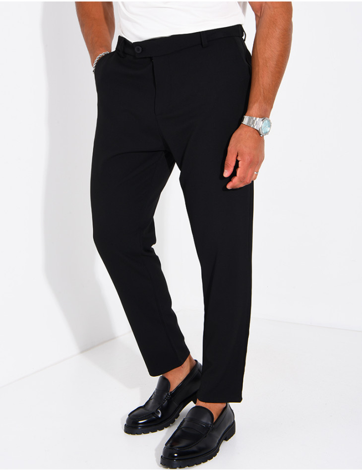 Straight-leg dress pants