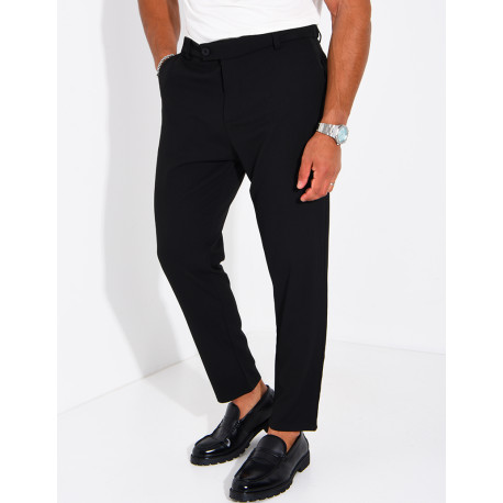 Straight-leg dress pants