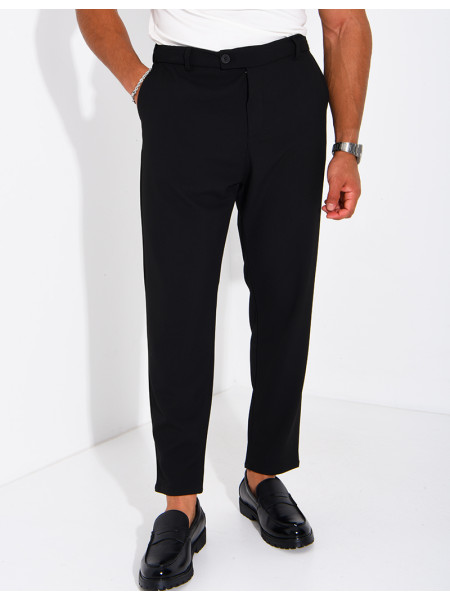 Straight-leg dress pants