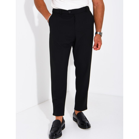 Straight-leg dress pants