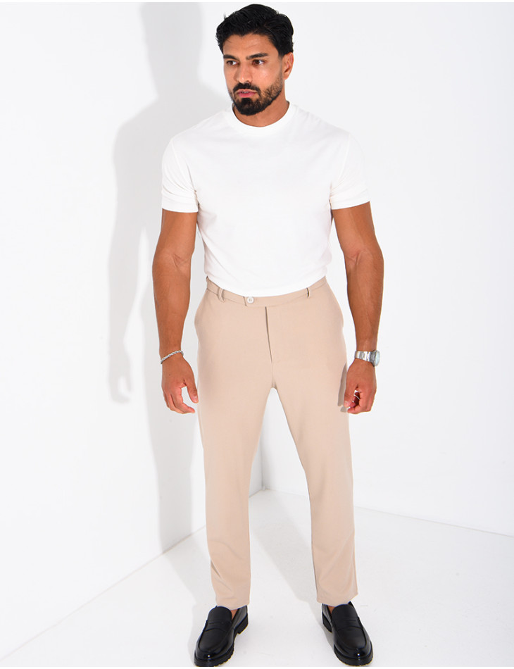 Pantalon habillé coupe droite