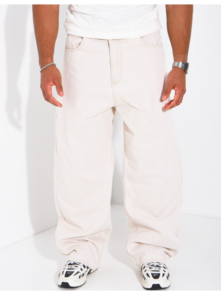 Jeans denim uni homme