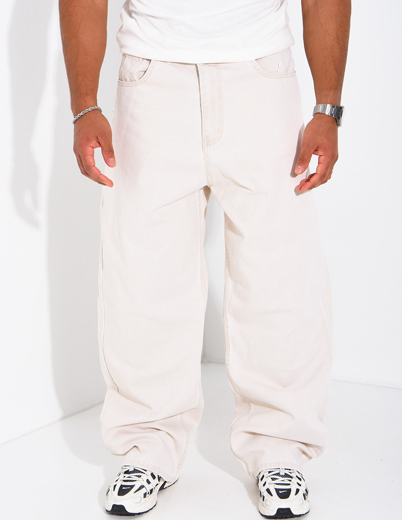 Jeans denim uni homme