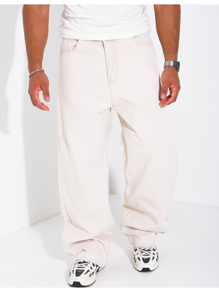 Jeans denim uni homme