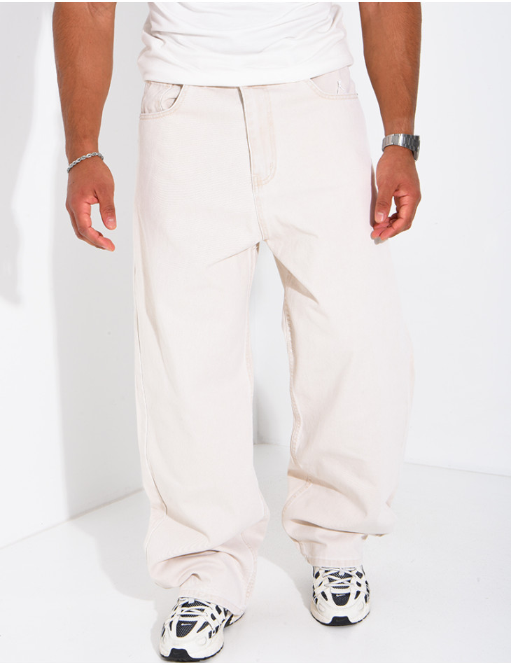 Jeans denim uni homme