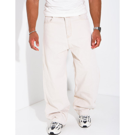 Jeans denim uni homme