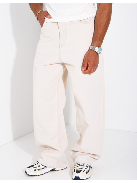 Jeans denim uni homme