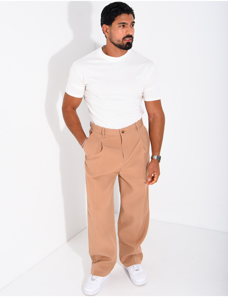 Pantalon homme large