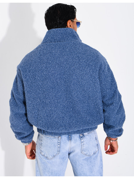 Jacke aus gekochter Wolle