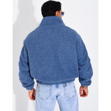 Jacke aus gekochter Wolle