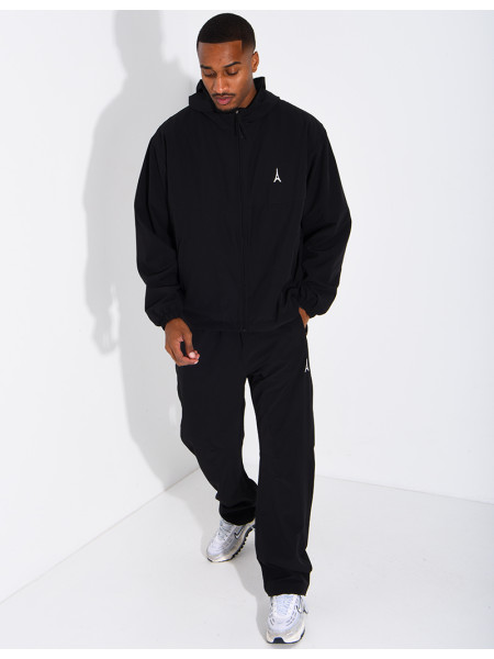 Jogging-Set aus Hose und Kapuzenjacke mit Eiffelturm-Motiv