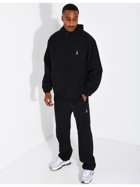 Jogging-Set aus Hose und Kapuzenjacke mit Eiffelturm-Motiv