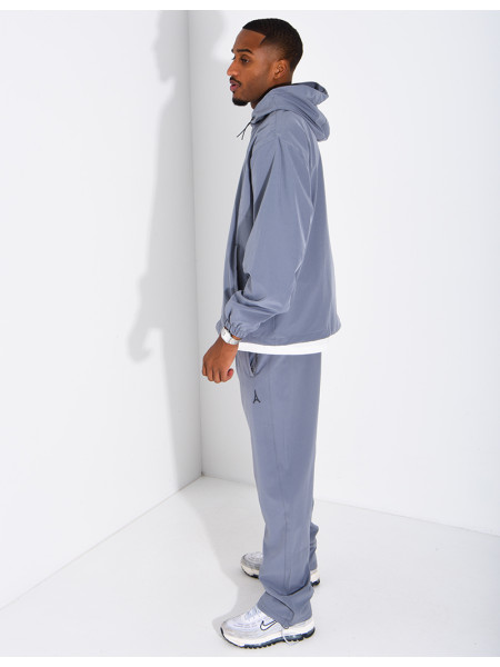 Jogging Set with Hooded Jacket and Pants Featuring the Eiffel Tower
