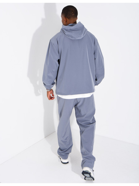 Jogging Set with Hooded Jacket and Pants Featuring the Eiffel Tower