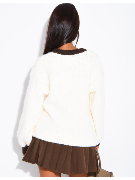 Pull oversize en laine "Brooklyn"