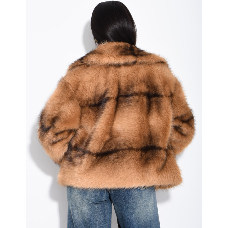 Short faux fur jacket