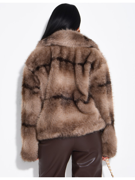 Short faux fur jacket