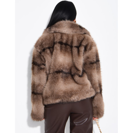Short faux fur jacket