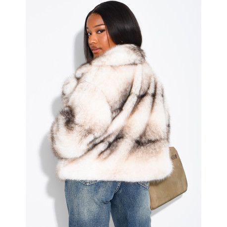 Short faux fur jacket