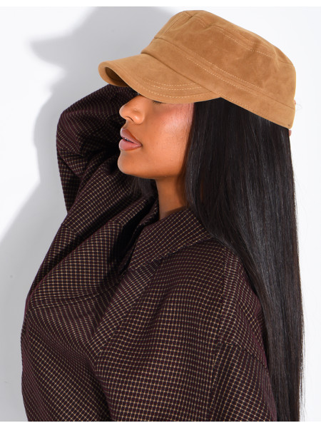 Casquette en daim